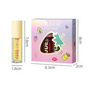 Hydrating Lip Glow Oil Plumping Lip Tint Fruit Hydrating