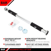 JFIT Deluxe Multi Exercise Doorway Pull-Up Bar 40-Inch - Product Image