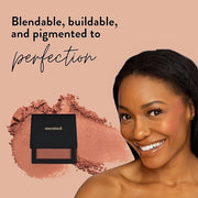 Mented Cosmetics Made in Italy, Cruelty Free Makeup, Vegan, Paraben Free, Shimmer Cheek Blush Palette for Face, Powder Fac...