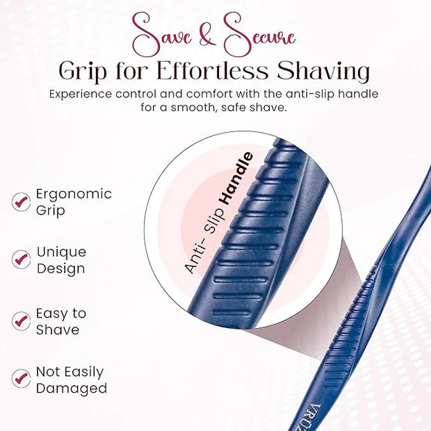 Dermaplane Razor, Eyebrow Razor & Peach Fuzz Remover, Micro-Pitch Facial Razors for Men & Women, Dermaplaning tool for Sen...