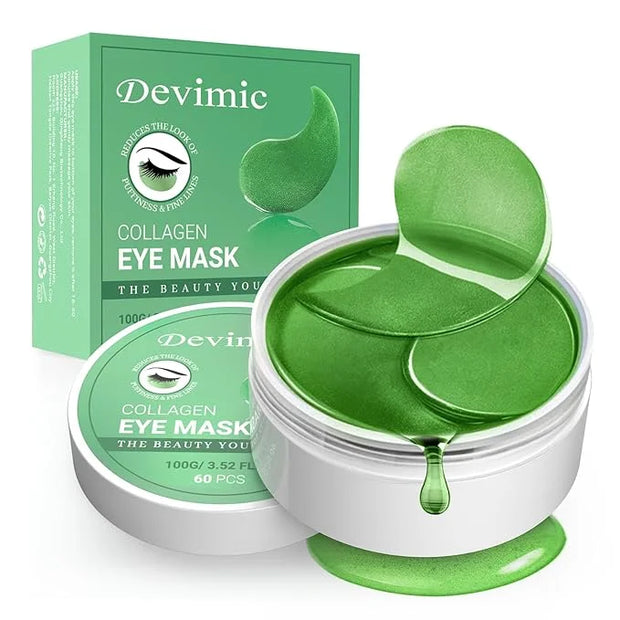 Under Eye Mask, 30 Pairs Seaweed Eye Masks for Dark Circles and Puffiness Treatment, Under Eye Patches for Puffy Eyes and ...