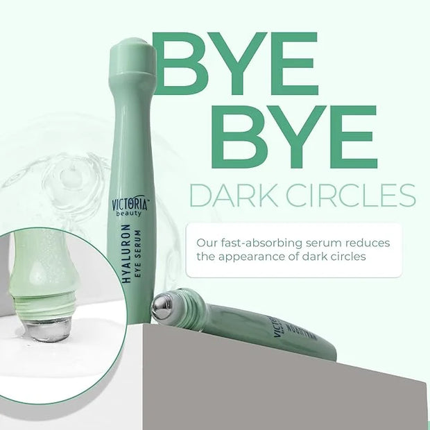 Hyaluronic Eye Roll-On Cooling, Eye Serum Against Wrinkles and Dark Circles - Product Image