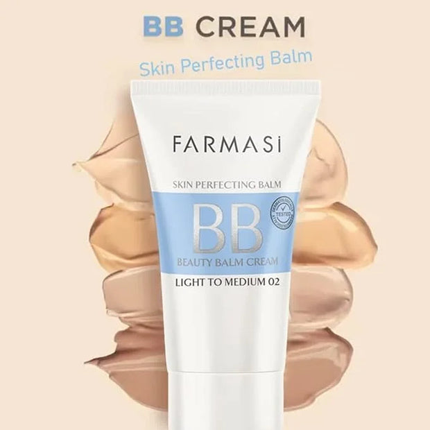FARMASi Make Up BB Cream Beauty Balm, Full-Coverage Foundation, Concealer, Moisturizer BB Cream for All Skin Types, 1.7 fl...