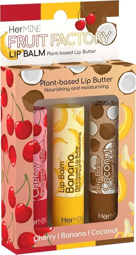 HerMINE Lip Balm Plant-based Lip Butter Flavors