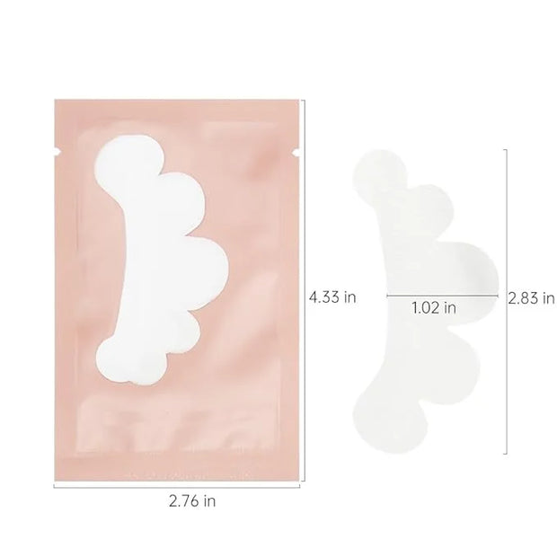 100 Pair Eye Under Gel Pads Eyelash Extensions Patches,Lash Extension Lint Free Under Hydrogel Eye Mask Pads Beauty Tools ...