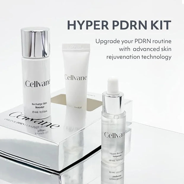 Cellvane Facial skincare kit anti aging set PDRN skincare set, Salmon DNA Korean Moisturizer for Rejuvenation, High Purity...