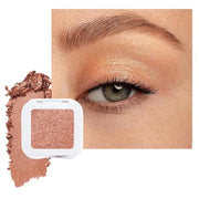evpct Champagne Gold Glitter Eyeshadow Palette Single, Nude Gold Pink Shimmer Sparkle Cream Eye Shadow Palette Brightener ...
