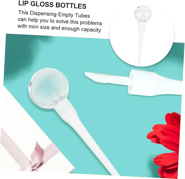 20pcs refill empty lip tubes lollipop shaped lip gloss containers lip gloss tube Organizer printable empty bottle lip cont...