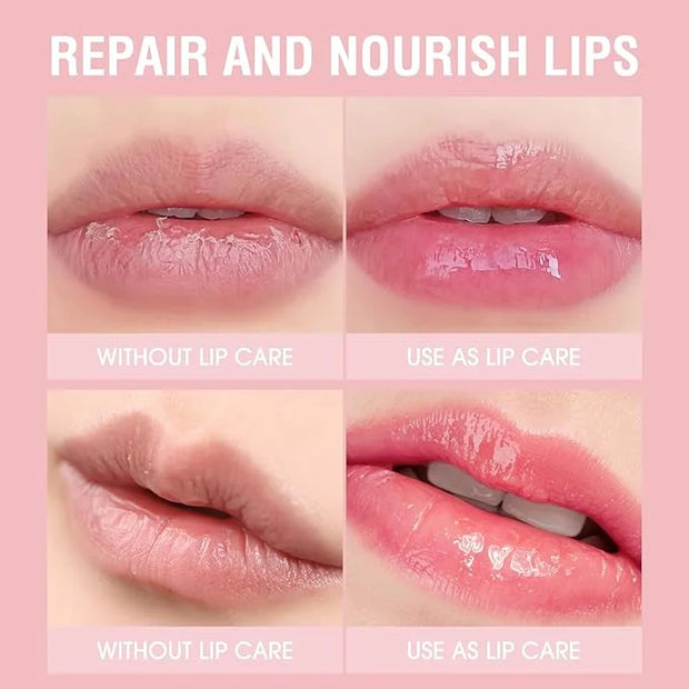 LANGMANNI Pudding Glow Lip Balm | Velvet-Smooth Lip Gloss for Nourished, Glowing Lips | Hydrating, Non-Sticky Glossy Tinte...