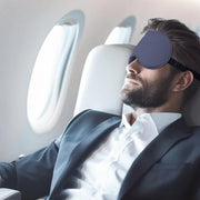 USB Electric Heated Eye Mask for Dry Eyes & Migraines - Adjustable Temperature (36-60℃) & Timer, Silk Washable Cover, USB-...