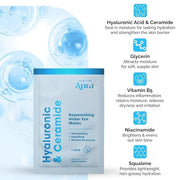Under Eye Patches with Hyaluronic & Ceramide- Dermatologist Tested Korean Eye Gel Patches for Dark Circles & Puffiness -Il...