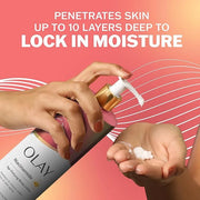 Olay Body Lotion for Women, Age Defying with Niacinamide Serum, Visibly Reduce Signs of Skin Aging, 24hr Moisture & Hydrat...