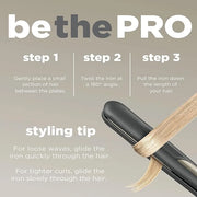 INFINITIPRO by CONAIR Tourmaline Ceramic Flat Iron, 1-inch Digital Flat Iron - Product Image