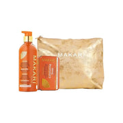 MAKARI Extreme Argan & Carrot Seed Oil Skin Toning 2 Piece Gift Set | Exfoliating Soap & Tone Boosting Body Lotion Ideal f...