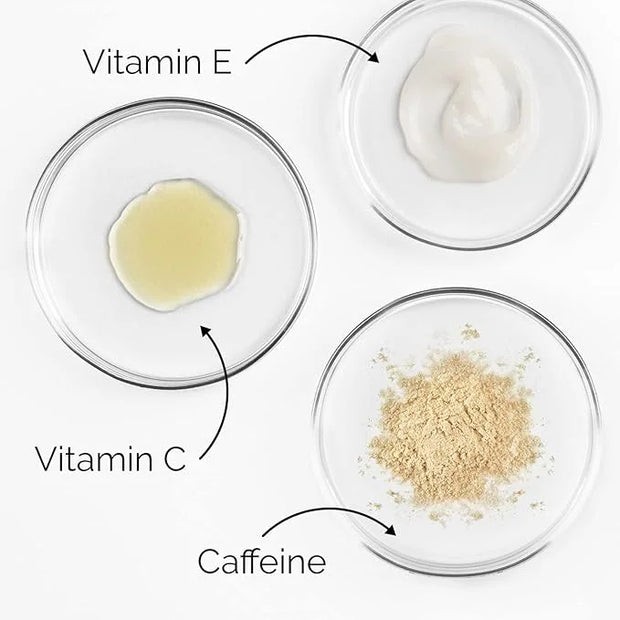 Caffeine Eye Cream For Anti Aging, Dark Circles, Bags, Puffiness. Great Under Eye Skin + Face Tightening, Eye Lift Treatme...