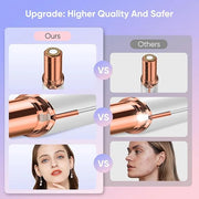 Facial Hair Remover for Women, Device, Remover Women Face, Finishing Touch Upper Lips, Chin & Cheeks, USB Rechargeable wit...