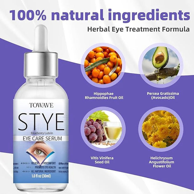 Stye Eye Treatment, Natural Relief Drops Serum for Styes Chalazion and Blepharitis, Fast Chalazion Remover for Restore Hea...
