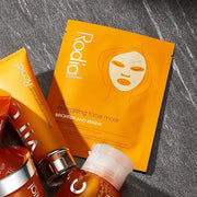 Rodial Energising Face Mask Vit C (1 Sachet) Under Eye Luminosity Boost, Hyaluronic Acid, Vitamin C, Niacinamide and Green...