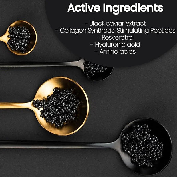 Caviar Face Moisturizer Regenerate Cream - Anti Aging Cream for Aging Spots, Facial Treatment with Hyaluronic Acid & Resve...