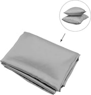 Satin Sleep Mask Set - Authentic Skin-Friendly Fabric Light-Blocking Sleeping Eye Mask with Adjustable Strap, Pillowcase, ...
