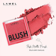 Blush Cheek Apricot Color Mini - Blendable Natural Blush Powder - Enhances & Defines Shapes & Features - Shading & Contour...