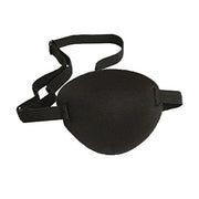Adults And Kids Black Adjustable Soft and Comfortable Sponge Eye Patch Strabismus Eye Mask With Buckle For Recovery Eye An...