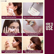 Under Eye Patches Booster Pomegranate &10ml Serum –12 Pairs for Puffy Eyes Dark Circles Eye Bags Anti-Wrinkle Collagen Ret...
