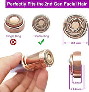 Replacement Heads for Flawless Generation 2, Facial Hair Removal Replacement Heads for Women, Compatible with Finishing Fl...