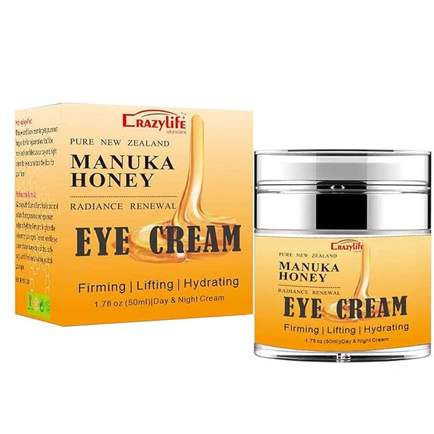 Manuka Honey Eye Cream Anti-aging Eye Cream Anti-wrinkle Under Eye Cream Fades Fine Lines Lifting and Firming Improve Dark...