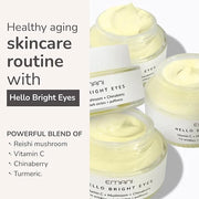 Emani Hello Bright Eyes - Vitamin C Super Eye Cream - Caffeine and Turmeric, Anti-Aging Eye Cream for Dark Circles, Puffin...