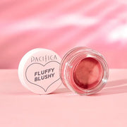 Pacifica Fluffy Blushy Cream Blush – Face Makeup - Bloom Bright Fuchsia Air-Whipped Cheek & Lip Color, Bold Buildable Pigm...