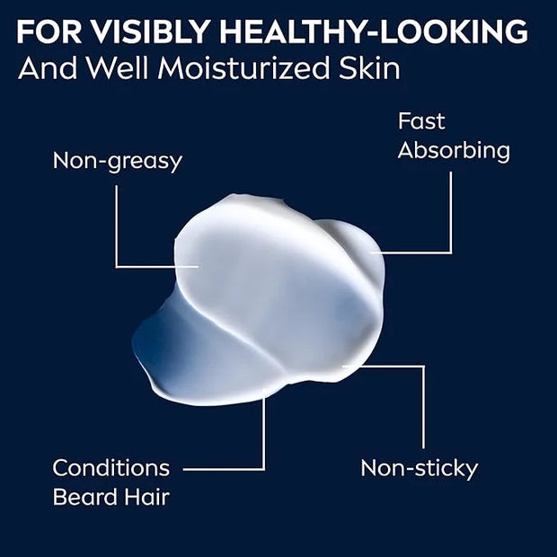 NIVEA Men Sensitive Face and Beard Moisture Gel, Gentle Face and Beard Moisturizer for Men Instantly Hydrates Skin and Con...