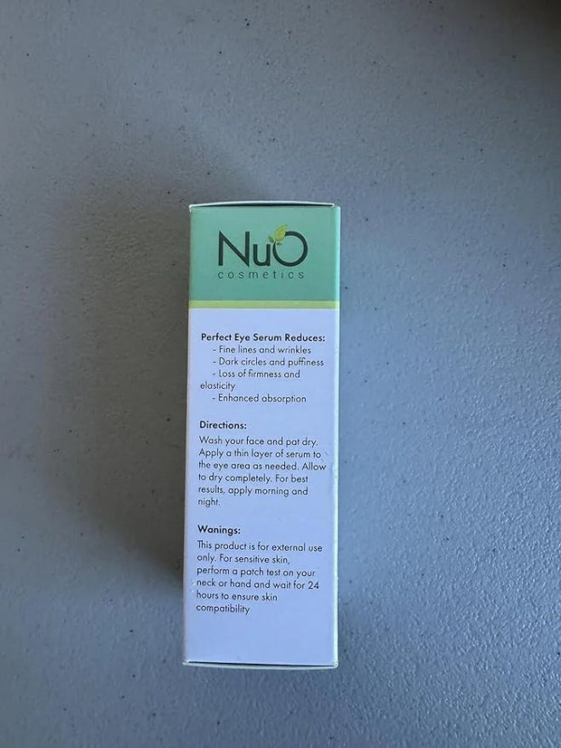 nuorganic Perfect Eye Serum: Fine Lines + Wrinkles + Bags + Dark Circles - Patented PhytoCellular Science + 18X More Effec...