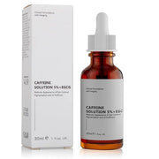 Caffeine Solution 5% + EGCG Eye Serum for Skin Care Caffeine Eye Hyaluronic Acid Reducing Puffiness and Dark Circles, Niac...