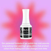 KIARA SKY Soak Off Gel Polish Top Coat 0.5 fl oz + Base Coat 0.5 fl oz Duo - Product Image