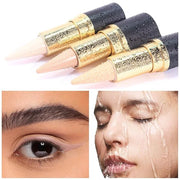 Kaely 2Pcs Dark Nude Gel Eyeliner Pencil, Natural Cream Eye Liner Waterproof Smudge Proof, Matte Waterline Eyeliner Eyesha...