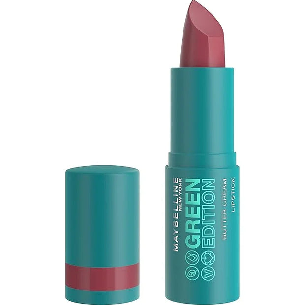 Maybelline Green Edition Butter Cream High-Pigment Bullet Lipstick, Lagoon, Mauve, 0.12 oz - Product Image