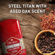 Old Spice Antiperspirant Deodorant for Men, 24/7 Sweat & Odor Protection, 24/7 Lasting Freshness, Invisible Solid, Steel T...
