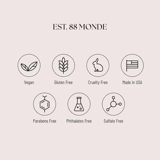 EST. 88 Monde Under Eye Serum – Vegan Retinol & Hyaluronic Acid, Treats Dark Circles, Eye Bags, Puffiness, Fine Lines & Wr...