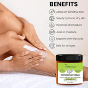 RaGaNaturals Natural Moisturizing Cream - Body & Face Moisturizer for Dry to Very Dry, Sensitive Skin - Unscented Body Cre...
