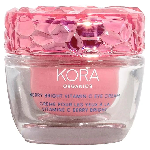 KORA Organics Berry Bright Firming Vitamin C Eye Cream, Hydrate & Strengthen, Certified Organic, Cruelty Free, Refillable,...