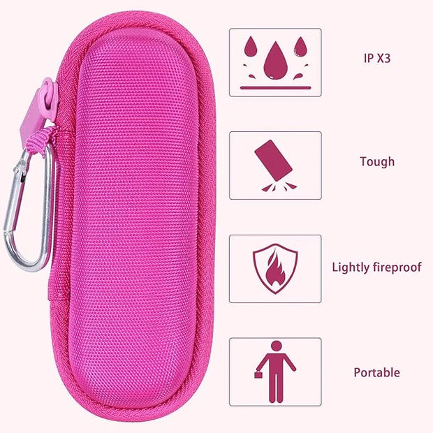co2CREA Hard Case and Replacement Head Compatible with Finishing Touch Flawless Facial Hair Remover Electric Face Razor fo...