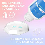 100 Pairs Under Eye Pads & Eyelash Extension Remover Gel | Lint Free Hydrogel Eye Patches for Lash Extensions & Lift | Eff...