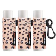 3PCS Lip Balm Holder Keychain Lip