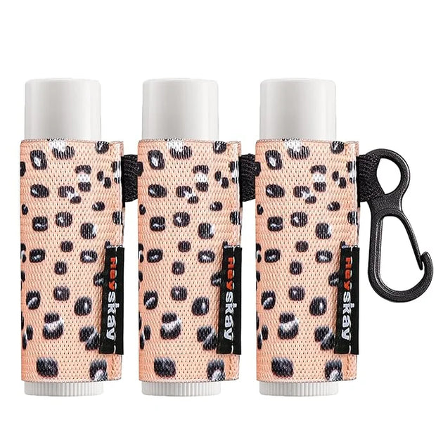 3PCS Lip Balm Holder Keychain Lip