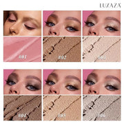 Neutral Eyeshadow Stick Makeup Set, Metallic Shimmer Matte Cream Eye Shadow Eyeliner Brightener Pencil Crayon - Classic 6P...