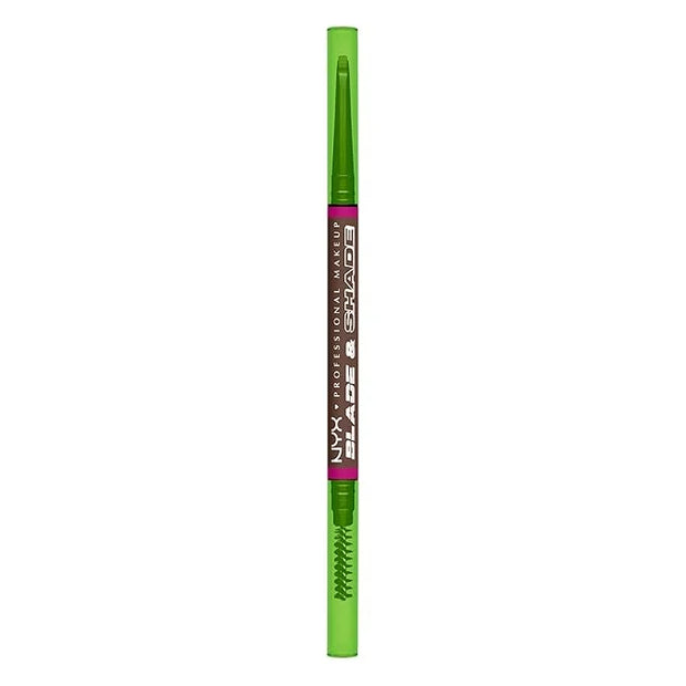 NYX PROFESSIONAL MAKEUP Blade & Shade Brow Pencil, Nano Mechanical Eyebrow Pencil, Up to 16HR Make Up Wear - Brunette - Pr...
