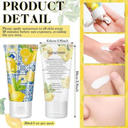 36 Sets Sunscreen for Baby Shower Party Favors SPF 30 Baby Shower Mini Sunscreen Lotion 1 oz Resistant Travel Sunscreen Bu...