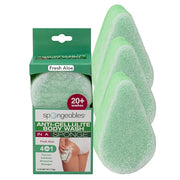 Spongeables Anti Cellulite Body Wash in a 20+ Wash Sponge, Fresh Aloe, 3 Count - Product Image