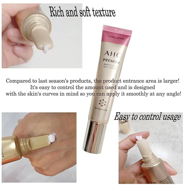 Quick moisturizing charge, Deep nutrition eye cream For AHC Premier Ampoule in Core Lifting Eye Cream Season12, 40ml (2 SE...